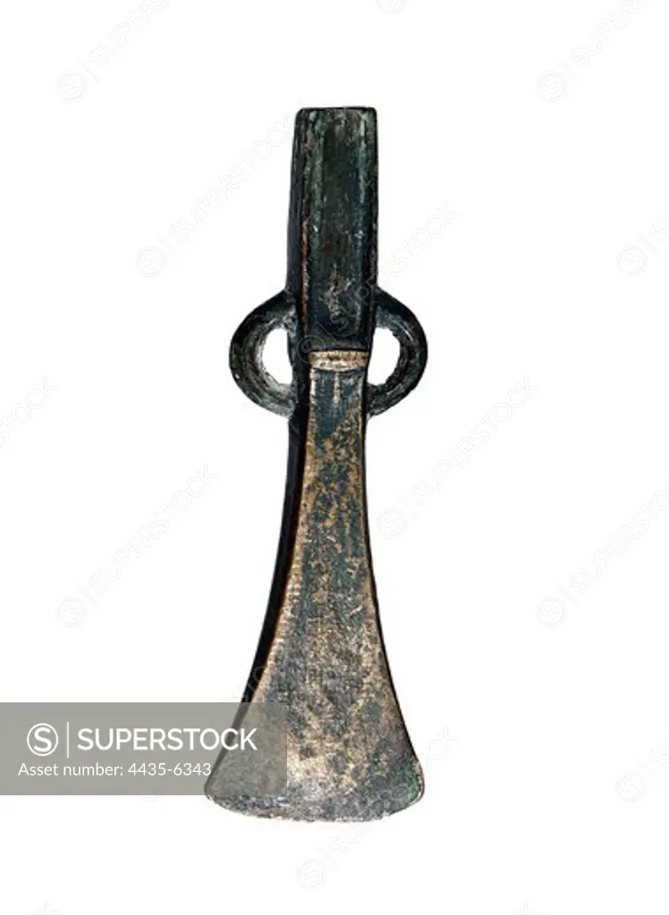 War ax of the Second Iron Age. Iron Age. SPAIN. MADRID (AUTONOMOUS COMMUNITY). Madrid. National Museum of Archaeology.
