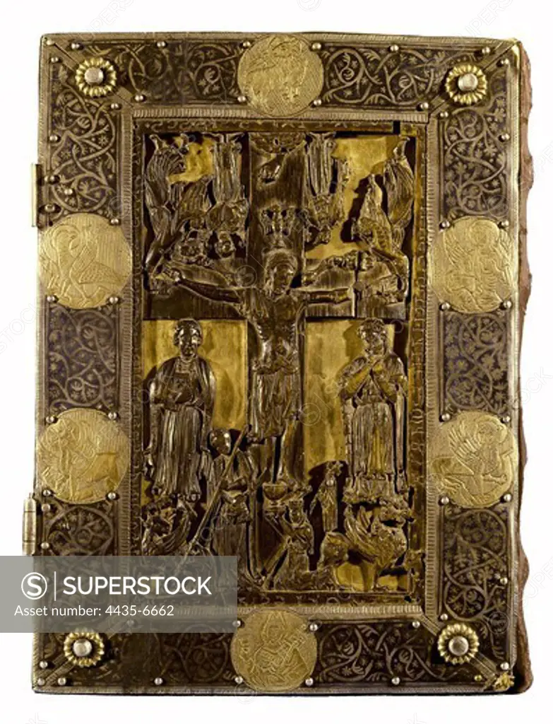 Cover of Saint Isabel's bible, 13th century. Late Byzantine art. Jewelry. ITALY. FRIULI-VENEZIA GIULIA. UDINE. Cividale del Friuli. Archaeological Museum.
