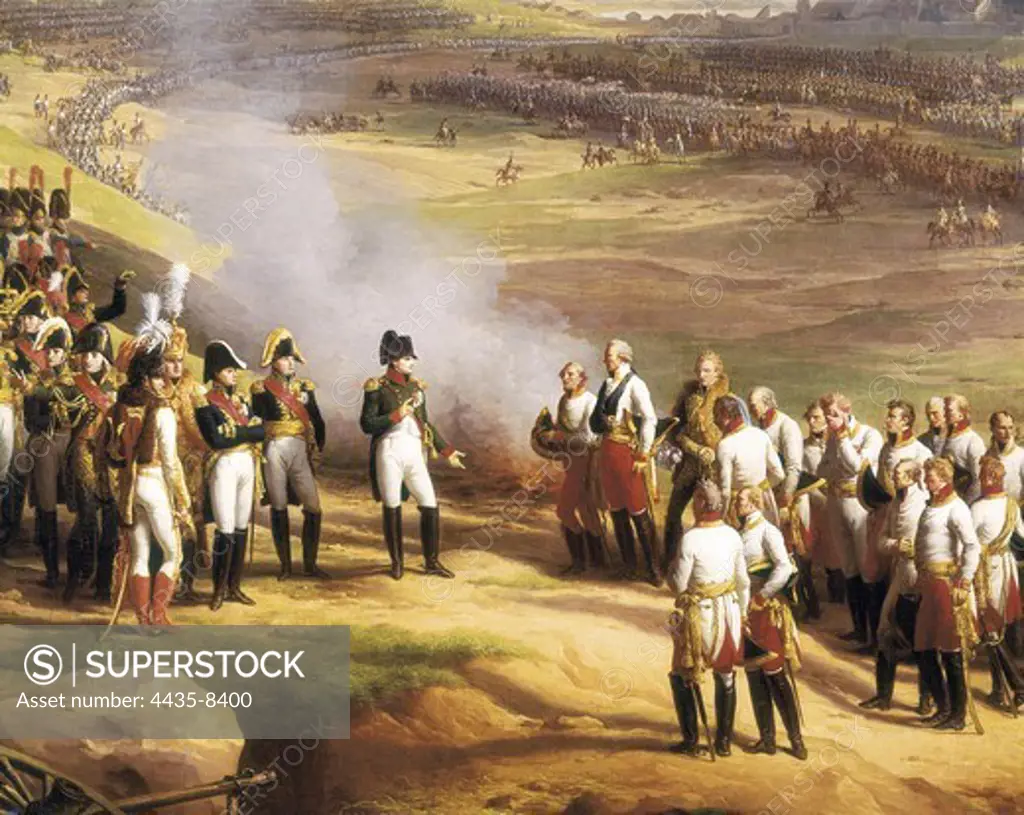 THEVENIN, Charles (1764-1838). The Surrender of Ul, 20th October 1805. 1815. Detail. Oil on canvas. FRANCE. LE-DE-FRANCE. YVELINES. Versailles. National Museum of Versailles.