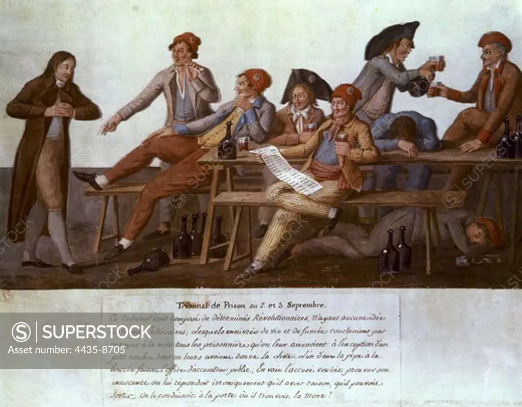 French Revolution. Committee of Public Health (1793-1795). Painting. FRANCE. LE-DE-FRANCE. Paris. Mus_e Carnavalet (Carnavalet Museum).