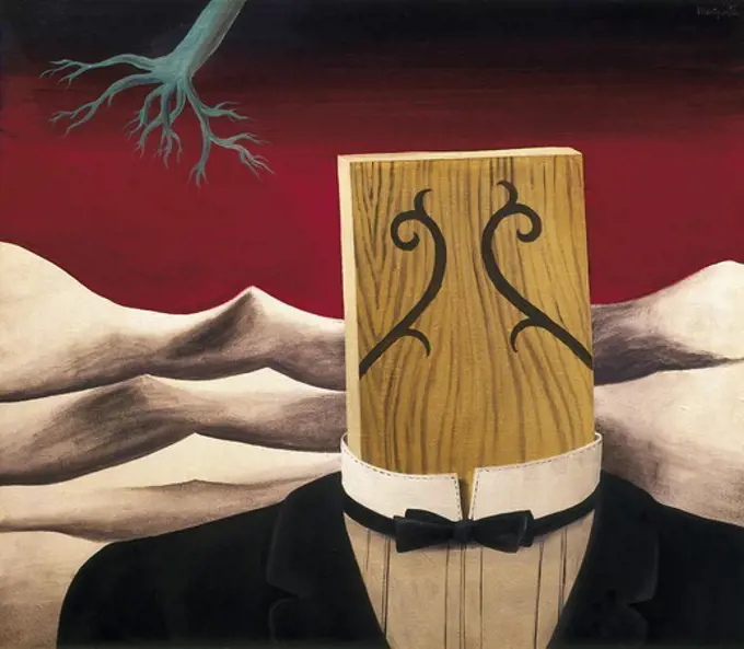 MAGRITTE, Ren_ (1898-1967). The conqueror. 1926. Surrealism. Oil on canvas. Private Collection.