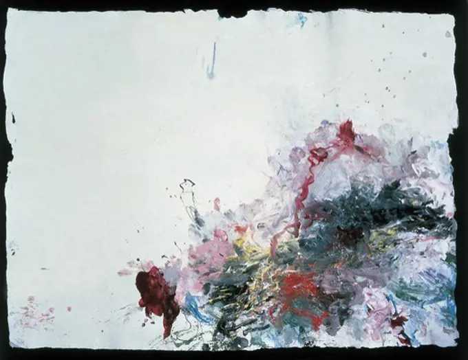 TWOMBLY, Cy (1929). Scenes for an Ideal Marriage. 1987. Action painting. Painting.