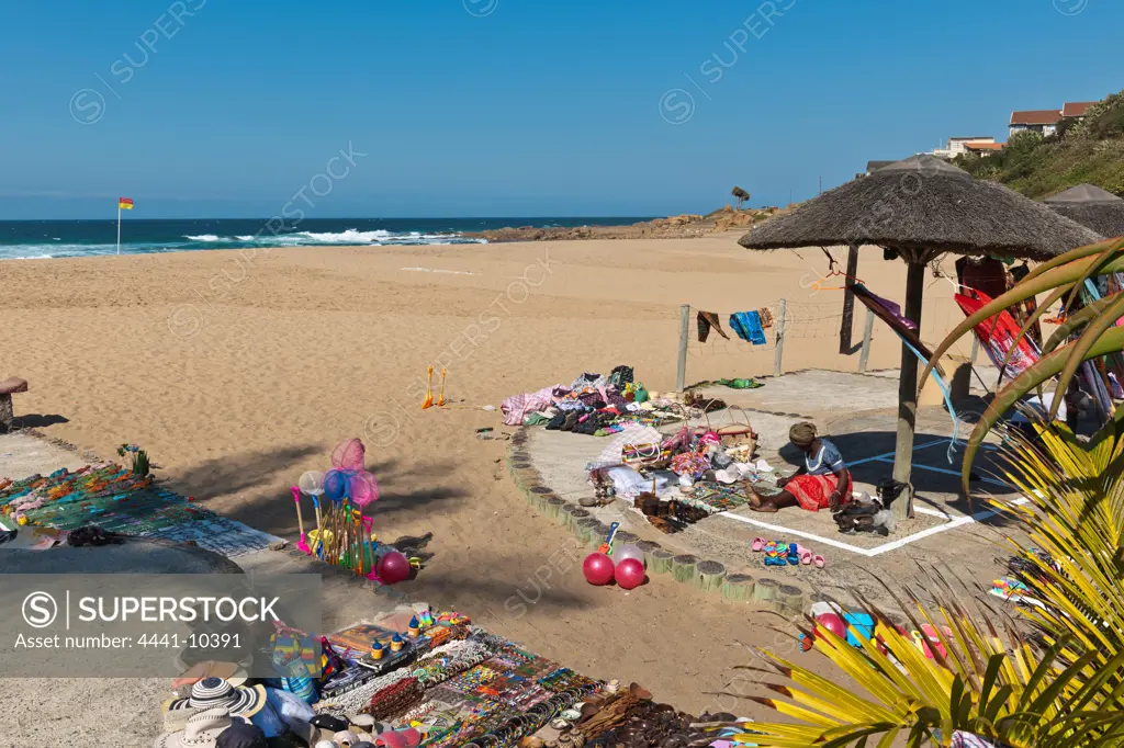 Curios for sale at Ramsgate Beach. Ramsgate. KwaZulu Natal South Coast.Natal South Africa