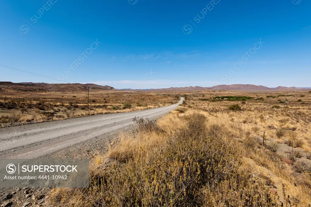 Rural scene near De Aar. Northern Cape, South Africa.
