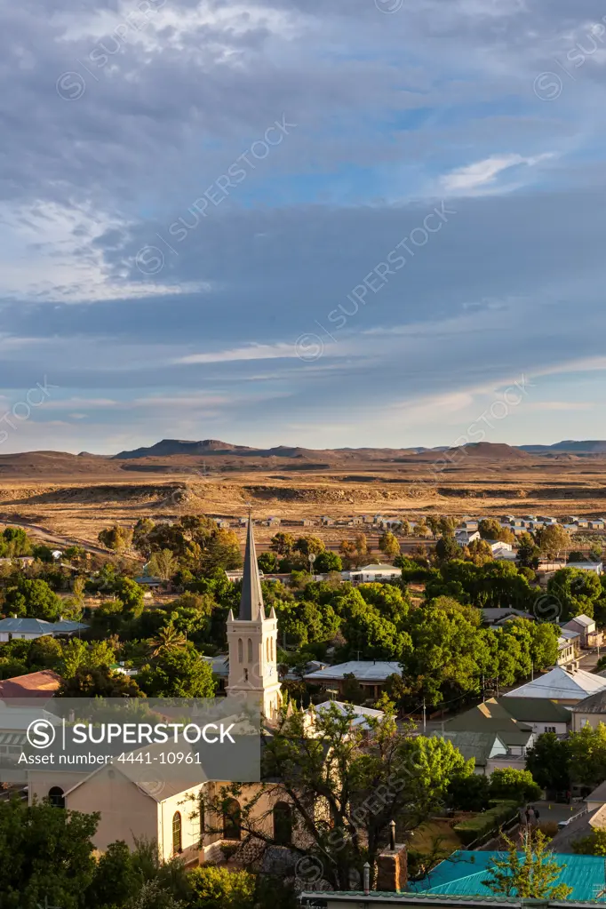 Richmond. Central Karoo region of the Northern Cape Province. South Africa. The naming of the town originated in the desire of the townsfolk to honour the then new Governor of the Cape, Sir Peregrine Maitland, who took office in 1844.