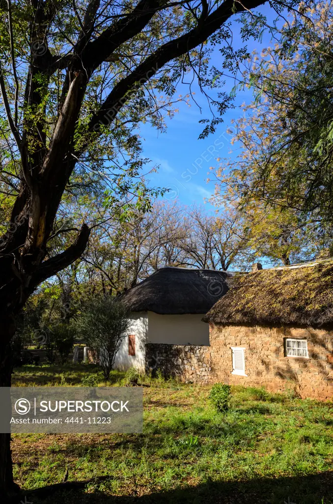 the home of Robert Moffat, a Scottish missionary at Moffat (Moffat's) Mission or Kuruman Mission was established by the London Missionary Society (LMS) in 1816 at Maruping near Kuruman. Northern Cape. South Africa.