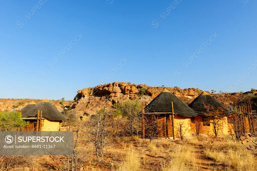 Chalets at Leokwe Camp. Mapungubwe National Park. Limpopo Province. South Africa.