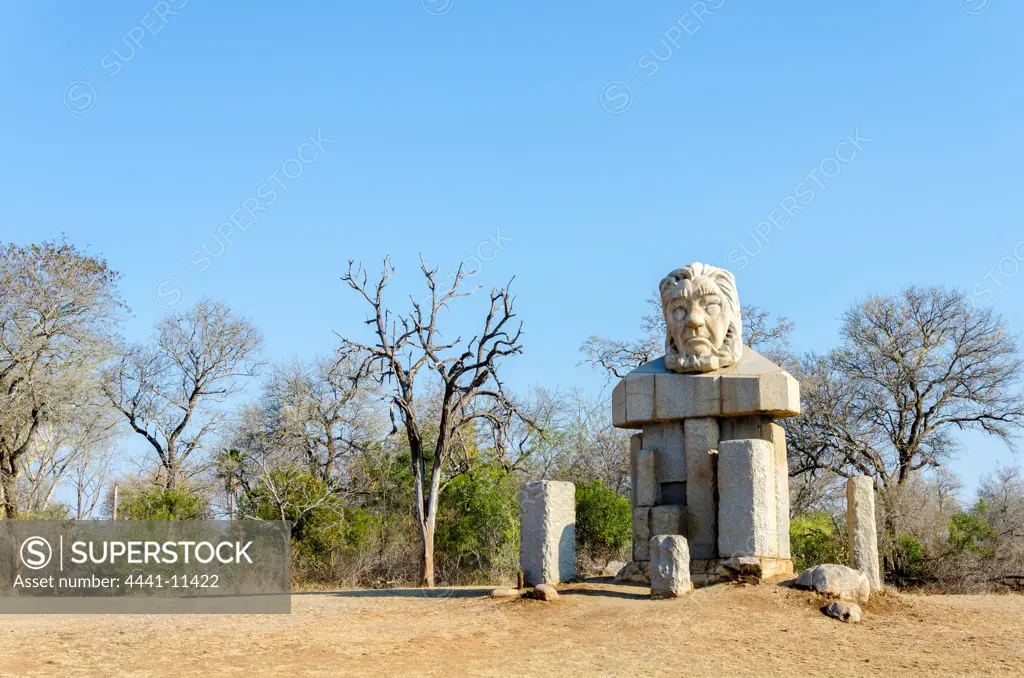 Paul Kruger monument at Kruger Gate. Kruger National Park. Mpumalanga. South Africa
