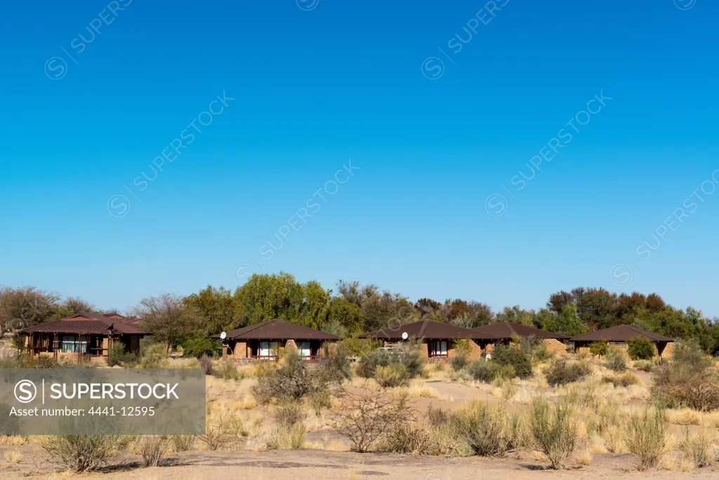Accommodation units (chalets) at Augrabies National Park. Northern Cape. South Africa.