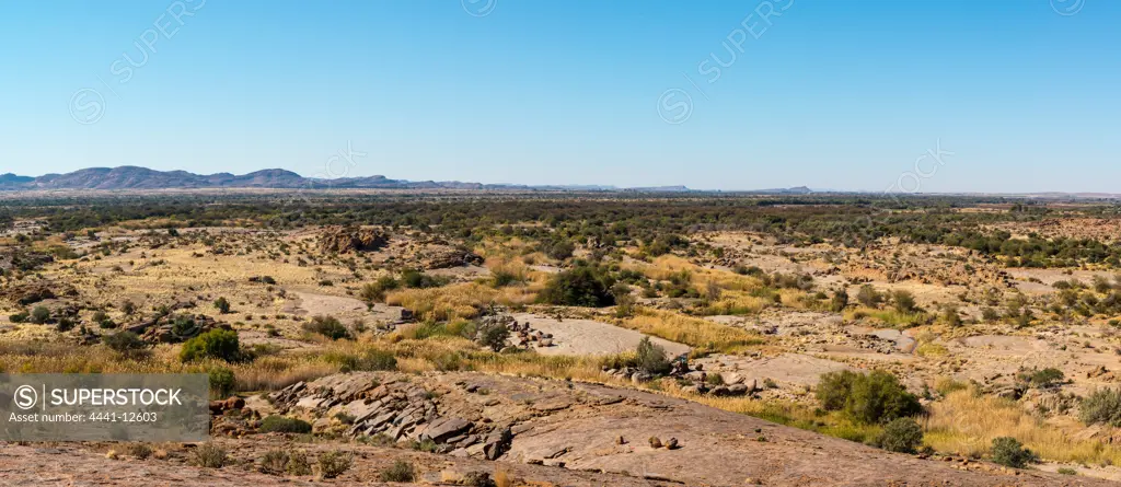 View from Moon Rock. Augrabies National Park. Northern Cape. South Africa.