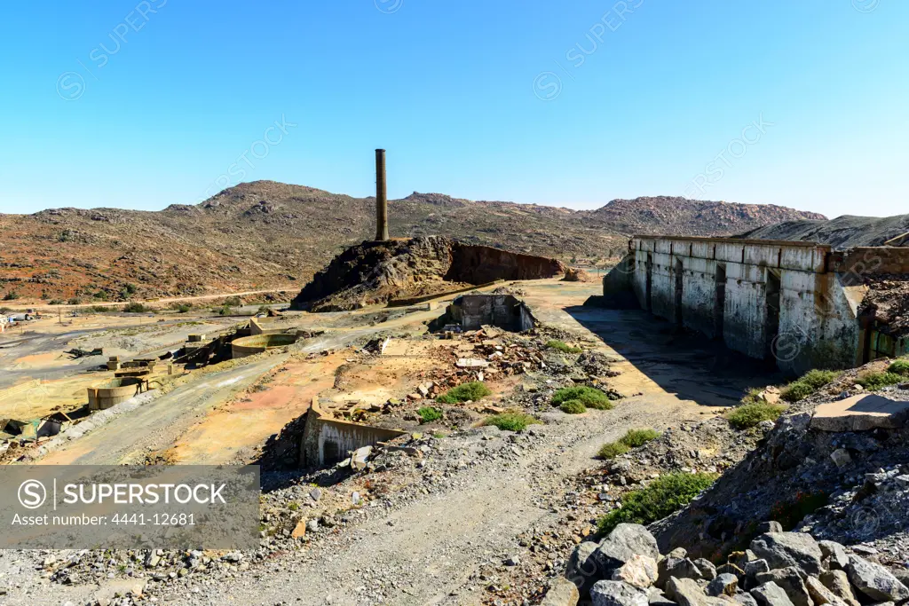 Copper mine. Nababiep (Nababeep). Namaqualand. Northern Cape. South Africa.