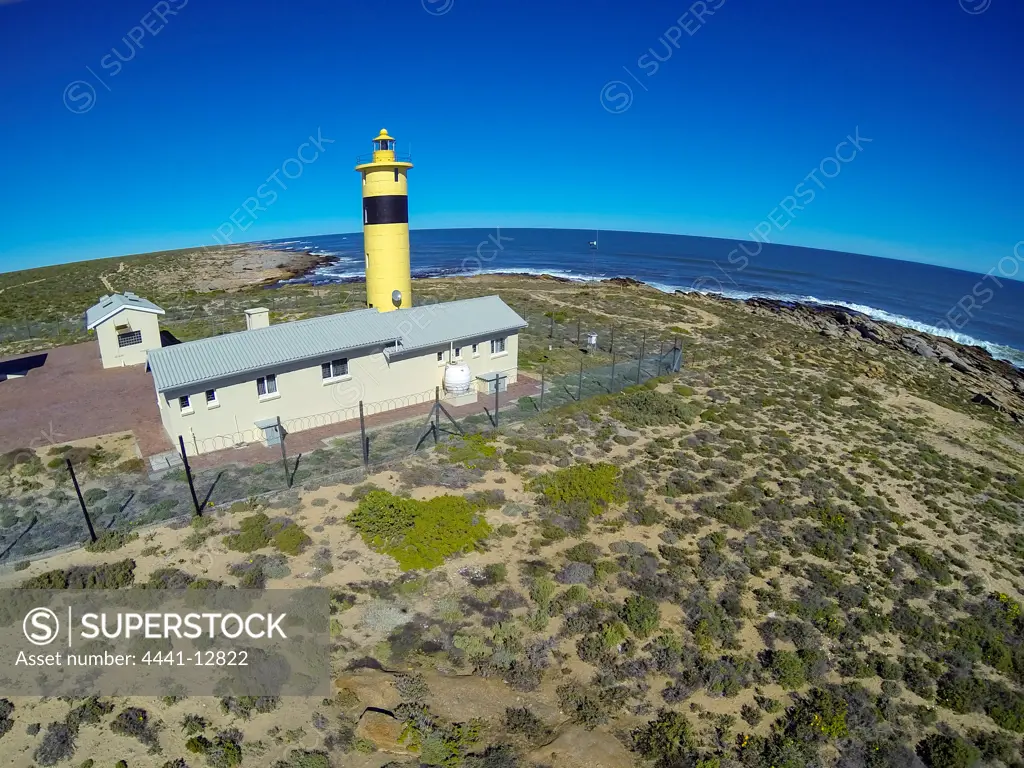 Groenriviermond Lighthouse. Namaqualand. Northern Cape. South Africa.