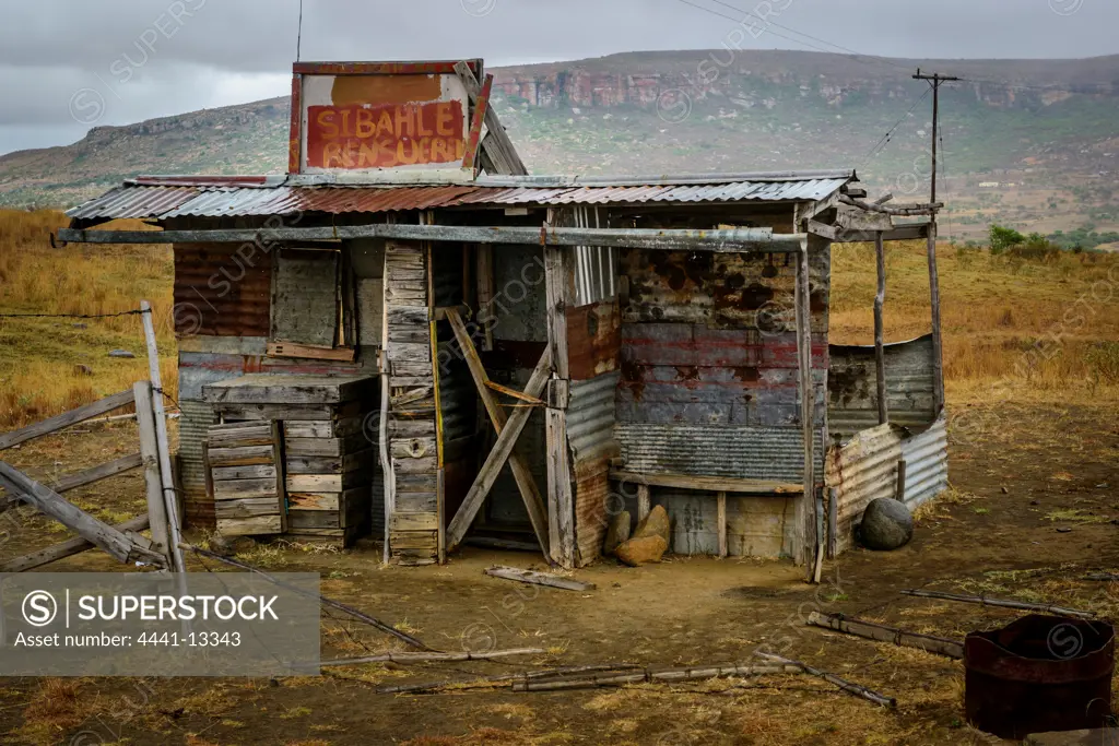 Old Building near Isandlwana. KwaZulu Natal. South Africa