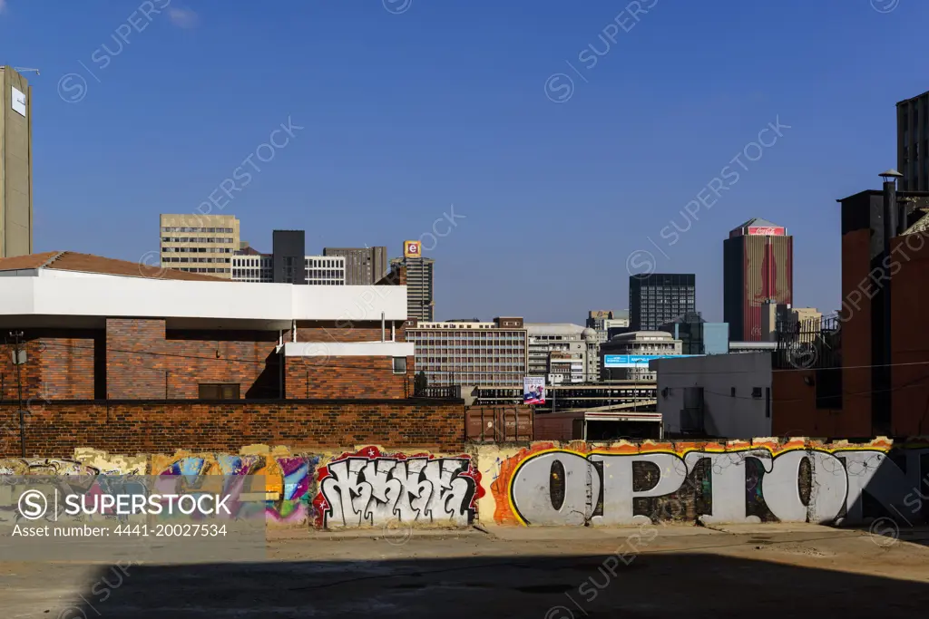 Street scene. Johannesburg. Gauteng.  South Africa