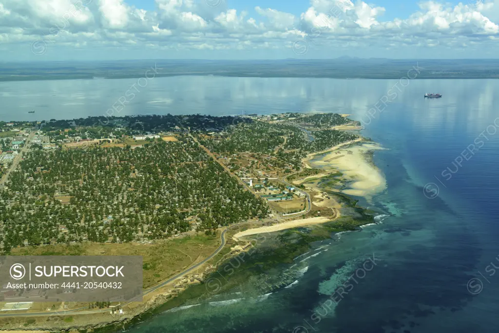 Aerial View. Pemba. Mozambique
