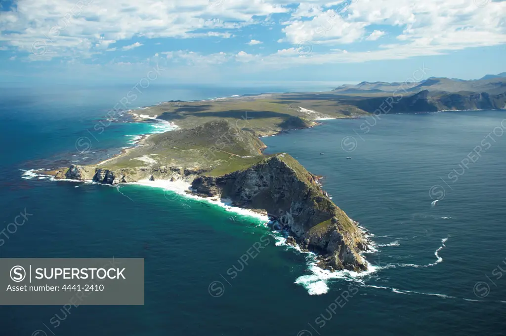 Aerial View of Cape Point. Cape Point National Park. Cape Town. Western Cape. South Africa