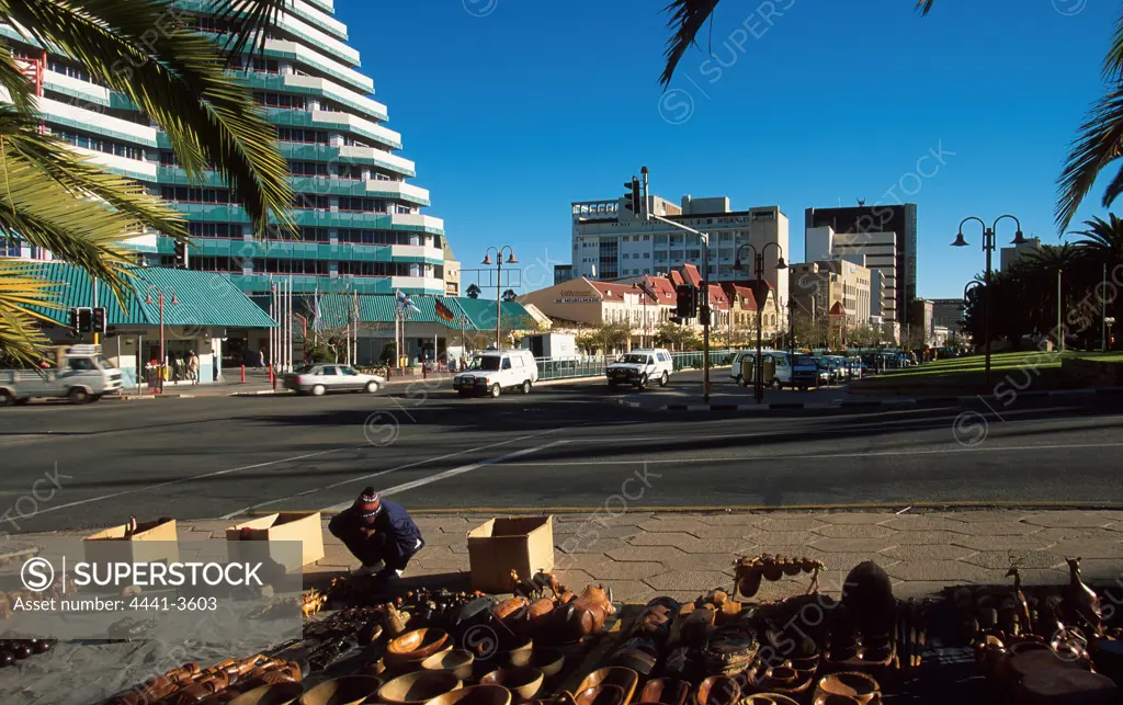 Windhoek street scene. Namibia