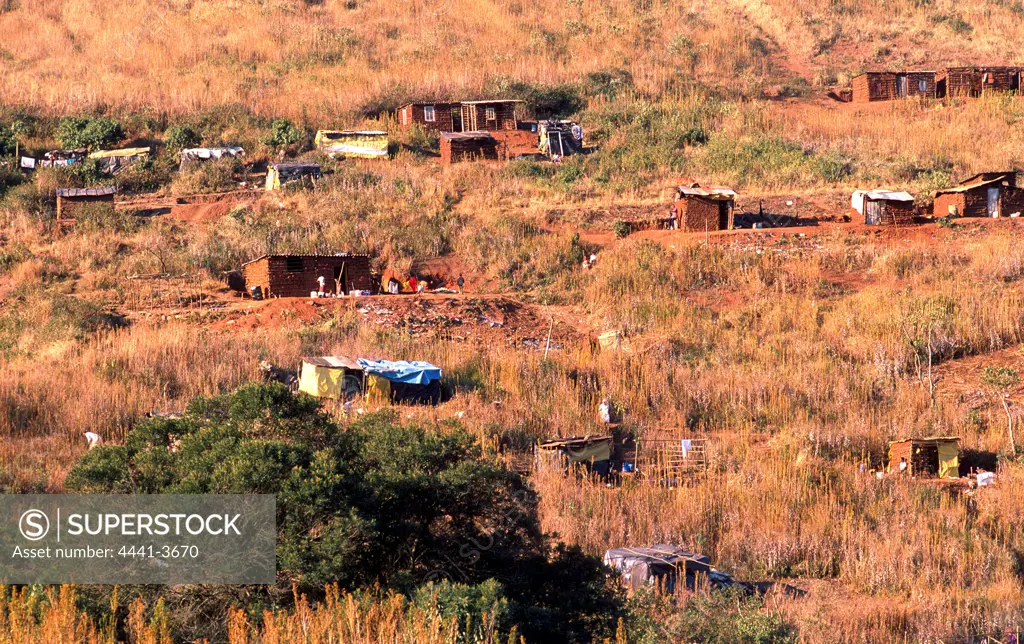 Squatter village near Pietermaritzburg. KwaZulu-Natal. South Africa