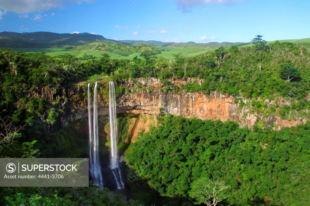 Chamarel Falls.  Mauritius