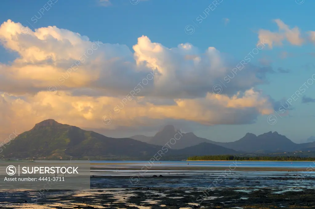 View north from Le Morne.  Mauritius