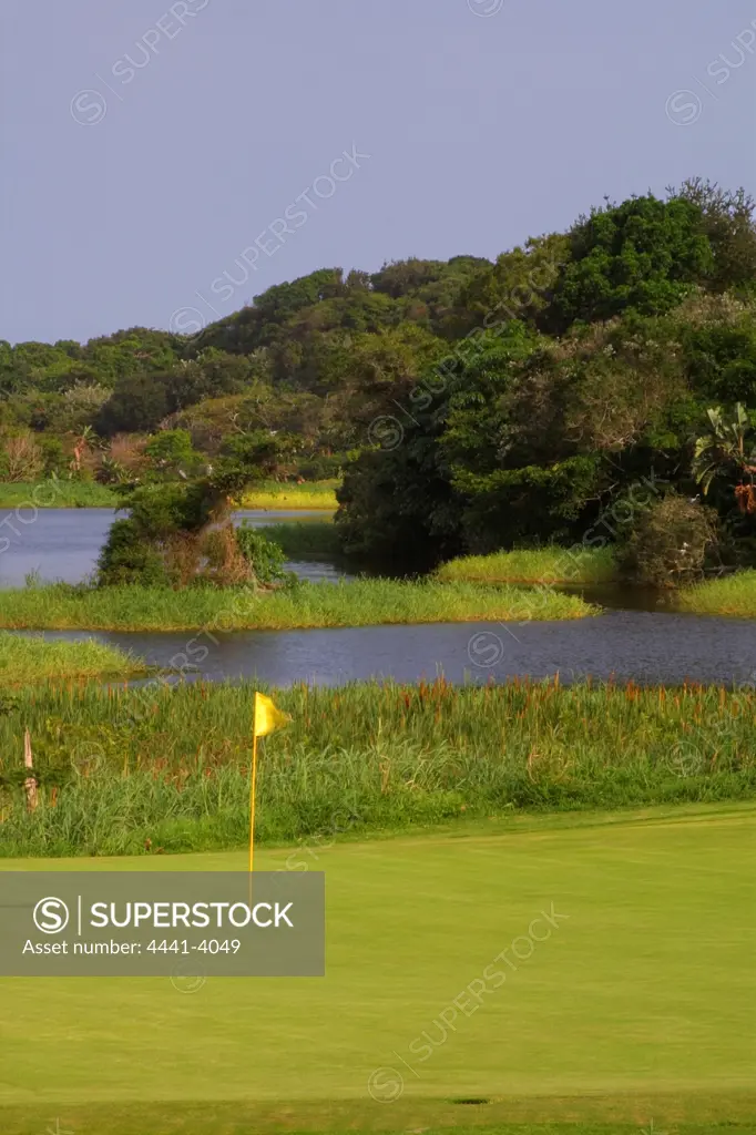 13th Hole at Zimbali Golf Estate. Balito. KwaZulu-Natal. South Africa
