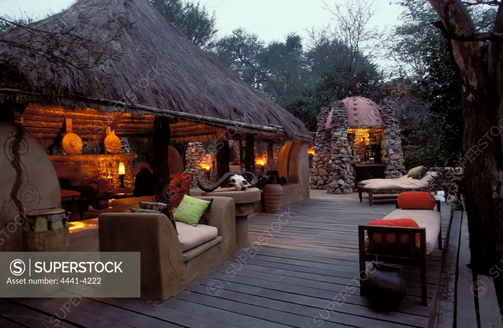 Lounge at Grumeti Camp. Serengeti. Tanzania
