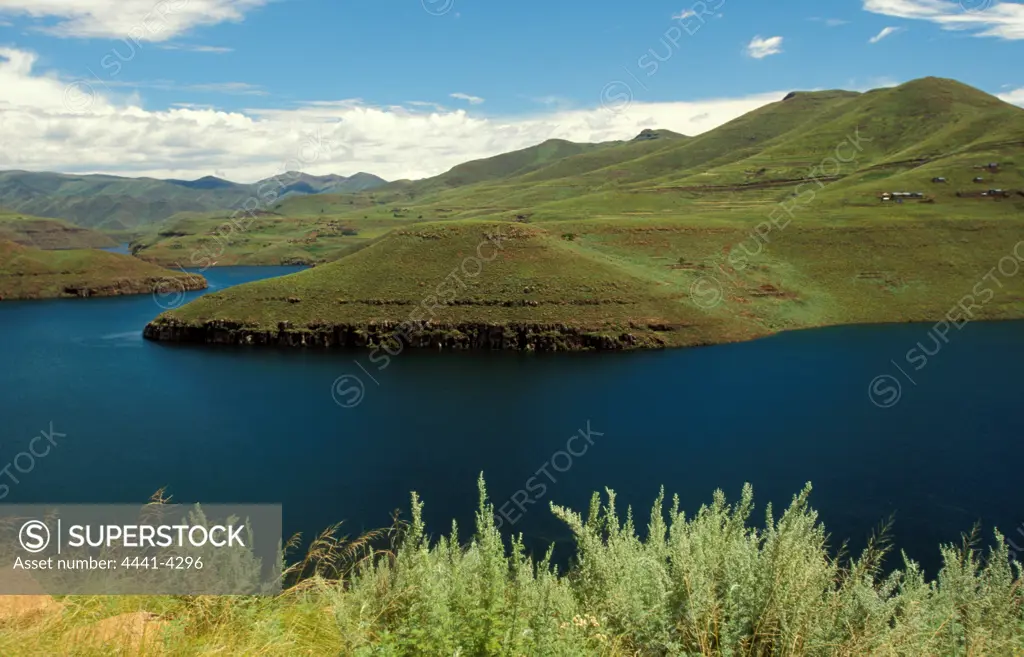 View of Katse Dam. Lesotho.