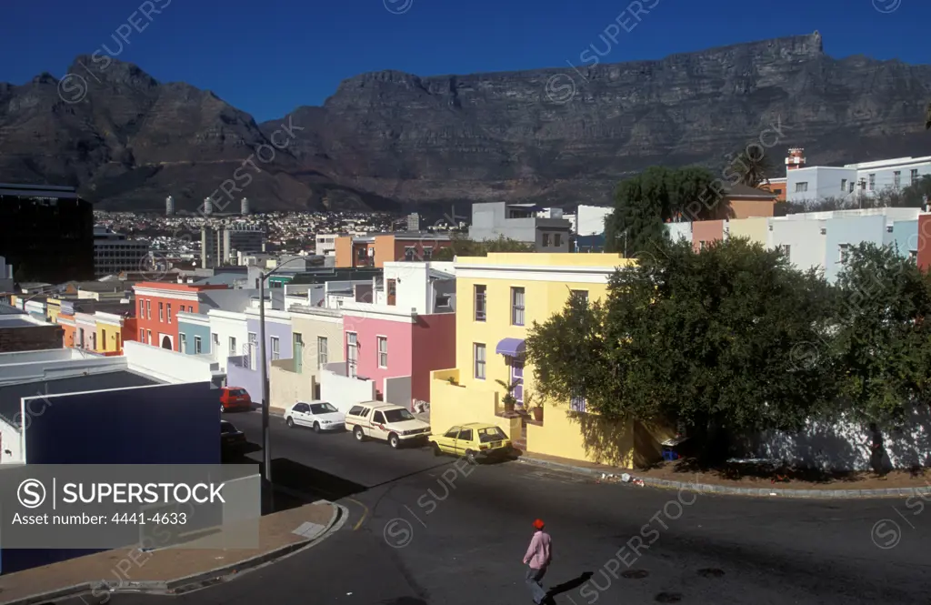 Bo Kaap homes. Cape Town. Western Cape. South Africa.