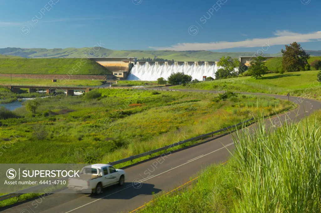 View of Midmar Dam outside Howick KwaZulu-Natal, South Africa.