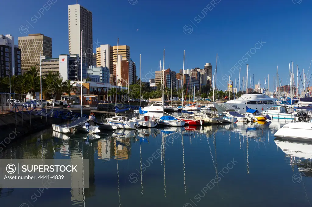 View of the small craft harbour at Wilson's Warf. Durban. KwaZulu-Natal, South Africa.