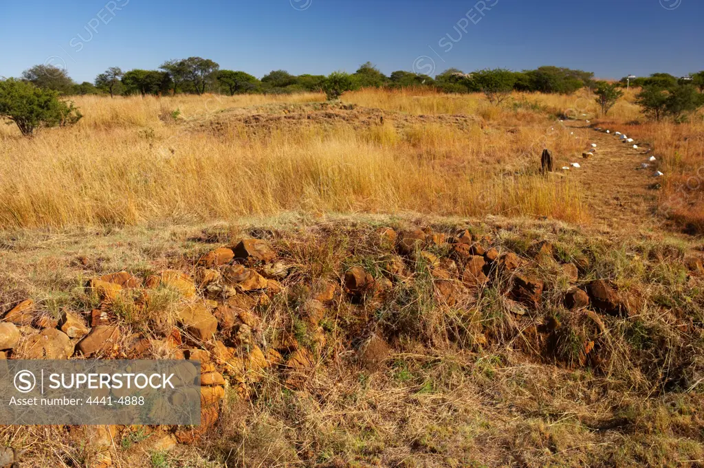Site of the Boer gun emplacements on Wagon Hill near Ladysmith, during the Anglo Boer War kwaZulu-Natal. South Africa