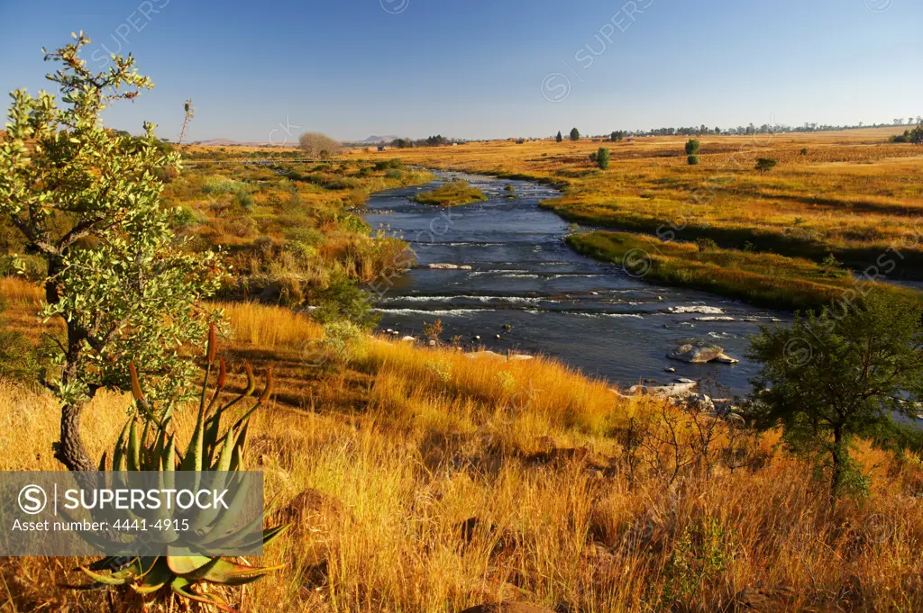 The Buffalo River near Fugitive's Drift. Dundee Area. kwaZulu-Natal. South Africa