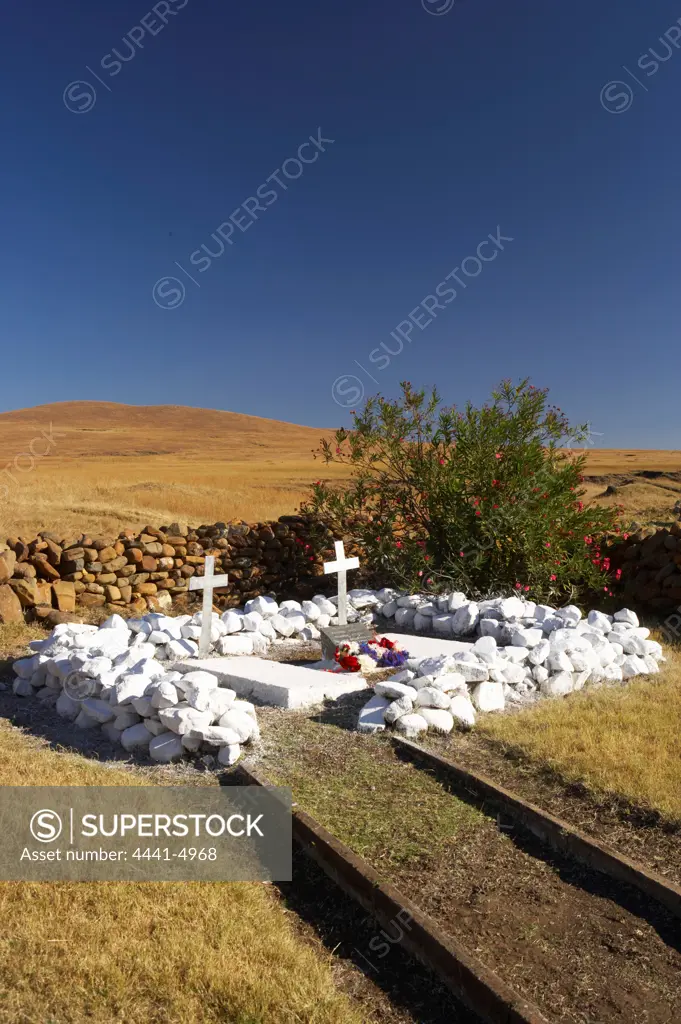 The Prince Imperial War Memorial marks the spot where the Napoleonic prince died during the Anglo Zulu War of 1879. Near Dundee. kwaZulu-Natal. South Africa