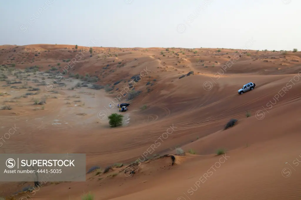 Desert scene near Wadi Fiya. Dubai. United Arab Emirates.