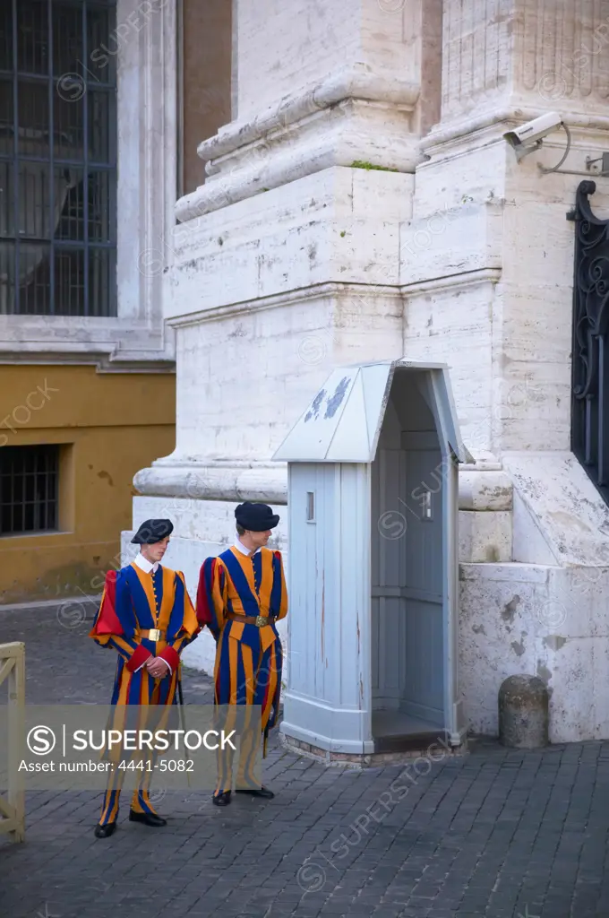 Swiss Guards. Vatican City. Rome. Italy