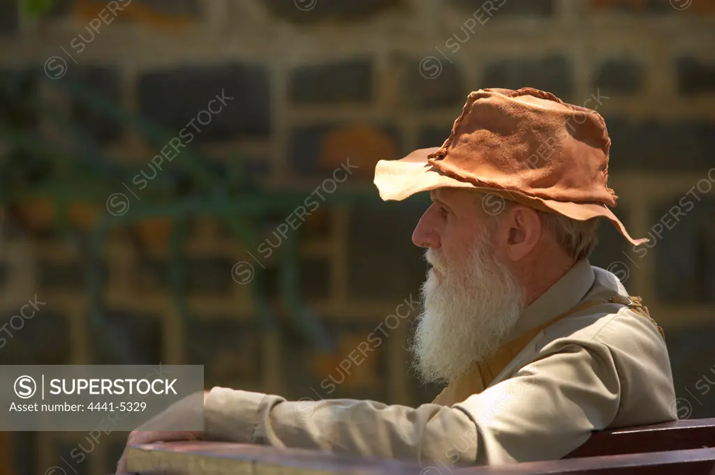 Boer at the reenactment of the Battle of Talana. Dundee. KwaZulu Natal. South Africa
