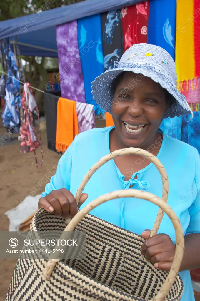 Curio Sellers. Sodwana Bay. Maputaland. KwaZulu Natal. South Africa