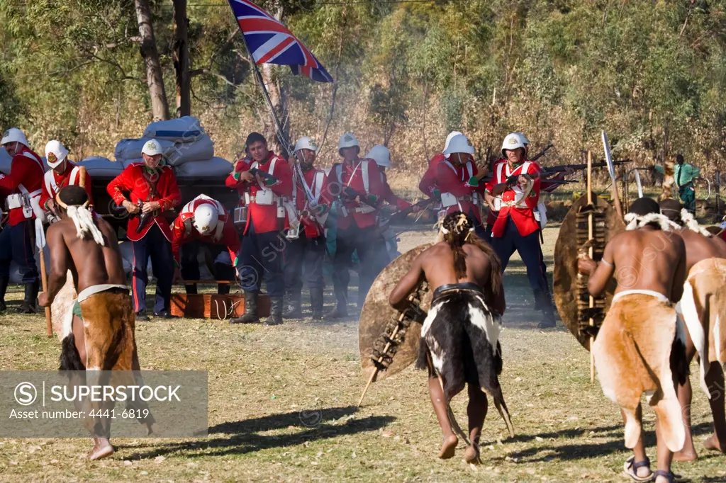Re-enactment of the Battle of Talana. Dundee. KwaZulu Natal. South Africa