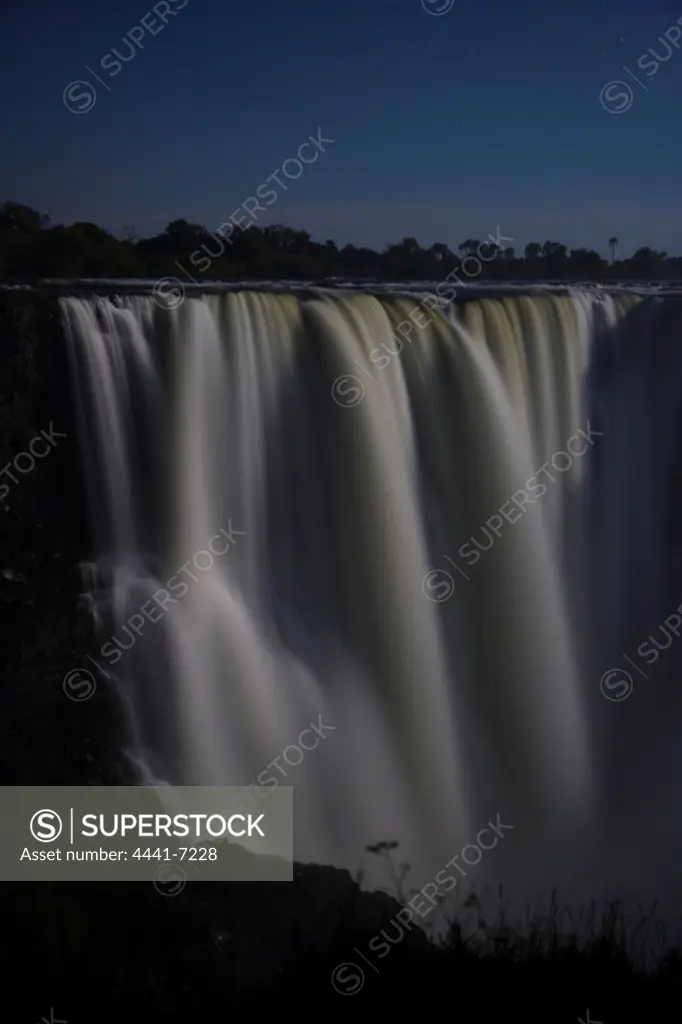 Victoria Falls or Mosi-oa-Tunya at Main Falls. Zimbabwe