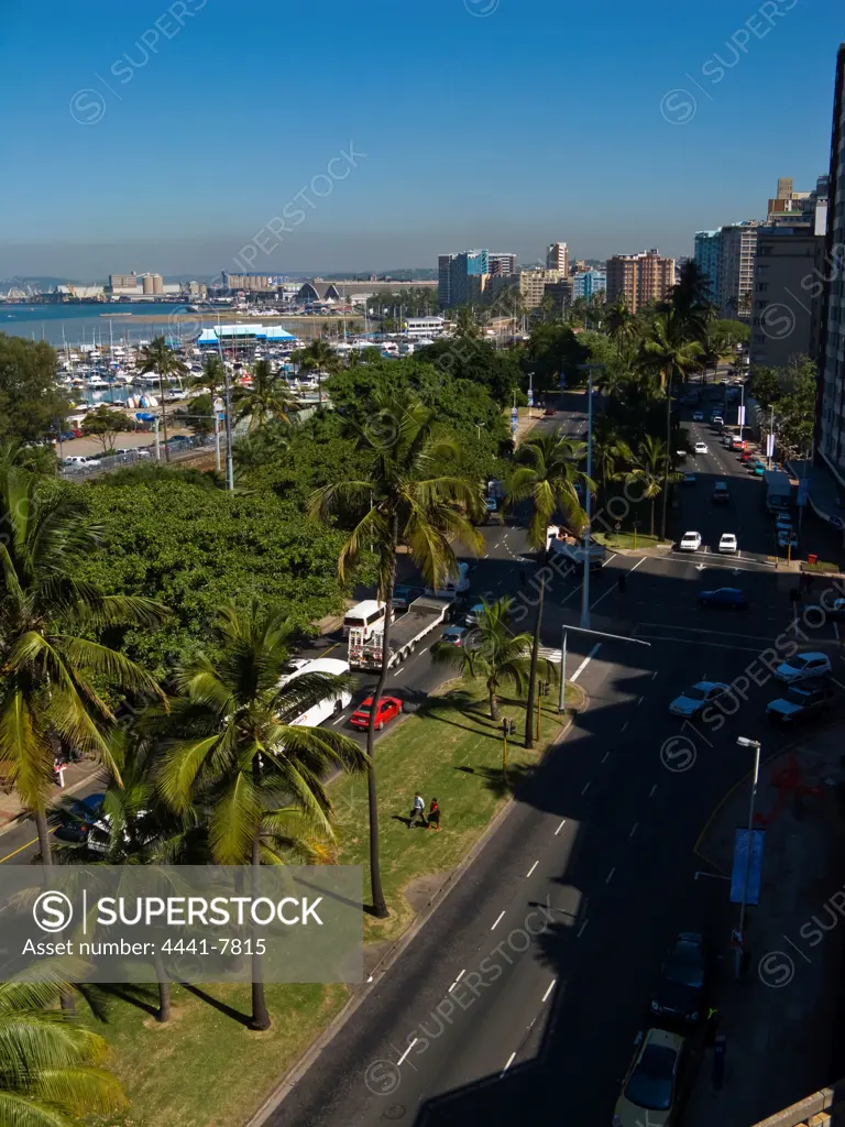 View of Esplanade and Harbour. Durban. KwaZulu Natal. South Africa