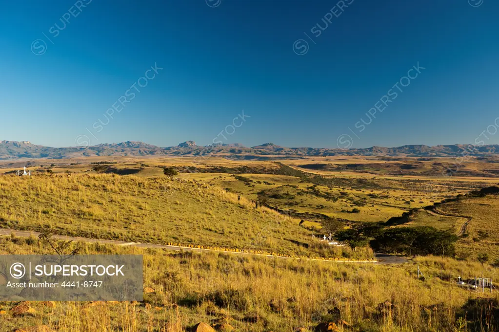 View to the North from Spioenkop Battlefield. Near Winterton. KwaZulu Natal. South Africa