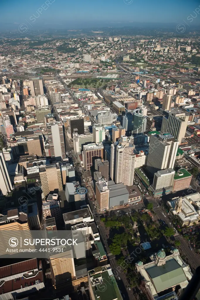 Aerial view of Durban. KwaZulu Natal. South Africa.