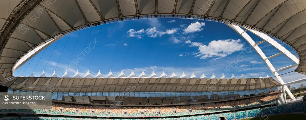 The Moses Mabhida Stadium interior. Durban. KwaZulu Natal. South Africa.