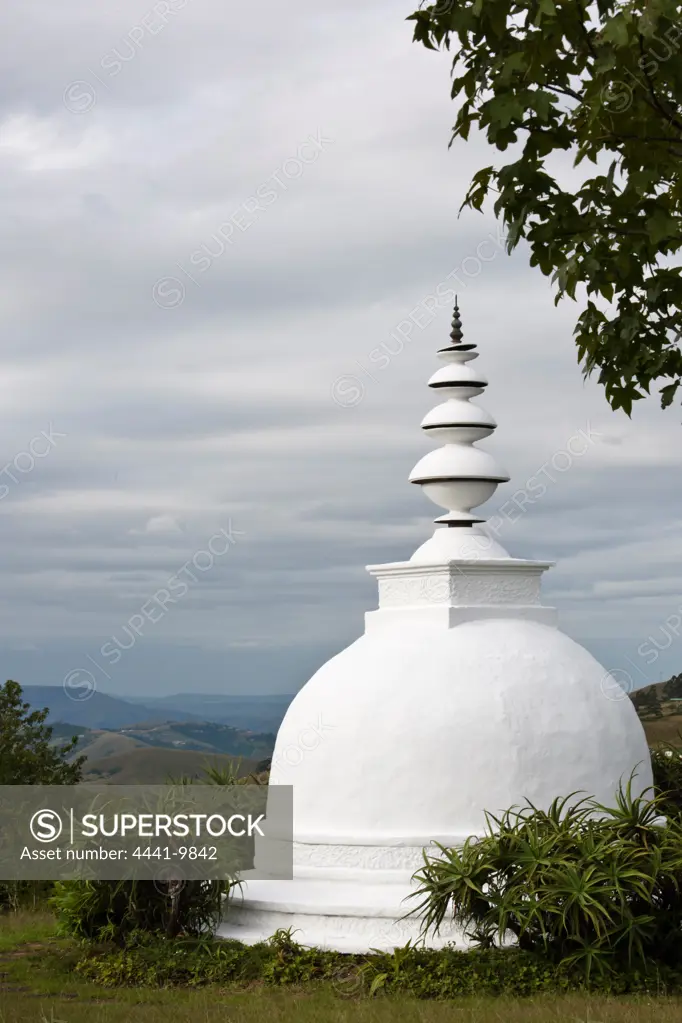 Stupa at the Buddhist Retreat Centre. Ixopo. KwaZulu Natal. South Africa
