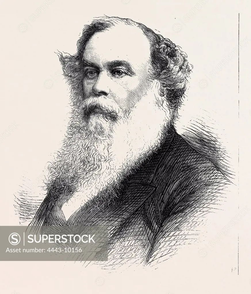 THE LATE SIR TITUS SALT, BART., FOUNDER OF SALTAIRE, 1877 engraving