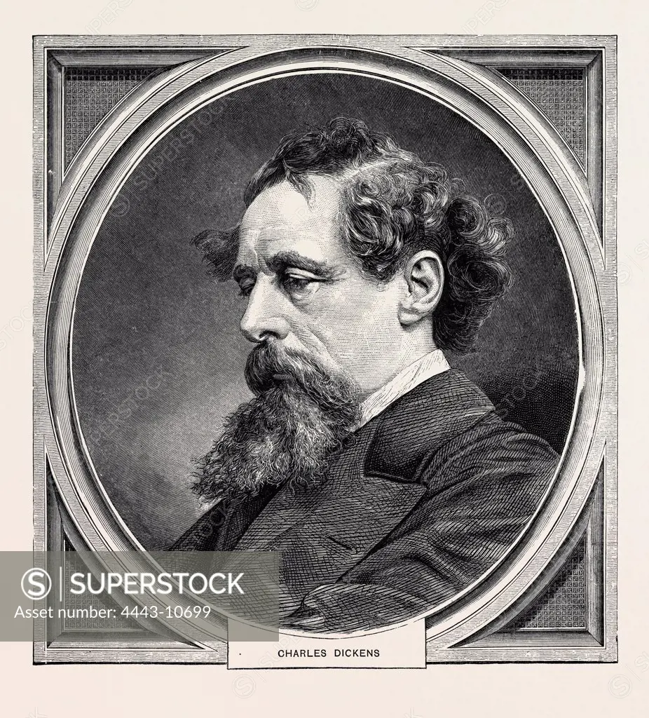 CHARLES DICKENS, BORN AT PORTSMOUTH, 7 FEBRUARY, 1812; DIED AT GAD'S HILL, KENT, 9 JUNE, 1870