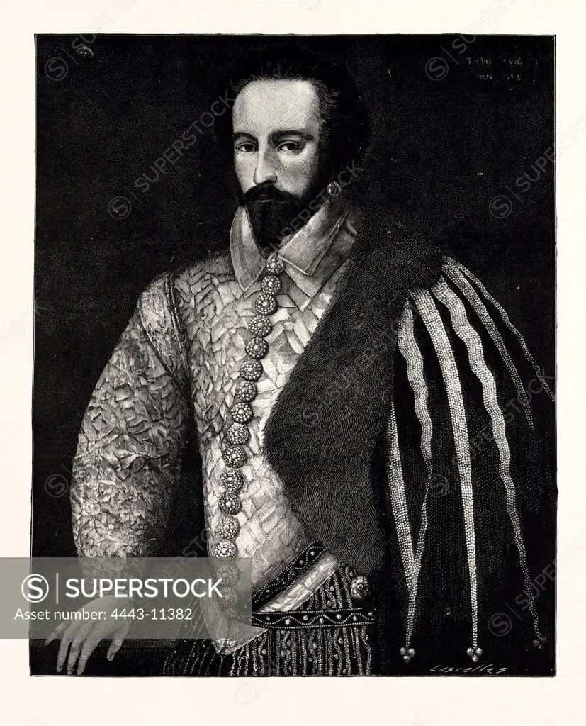 SIR WALTER RALEIGH., BY F. ZITCHARO.