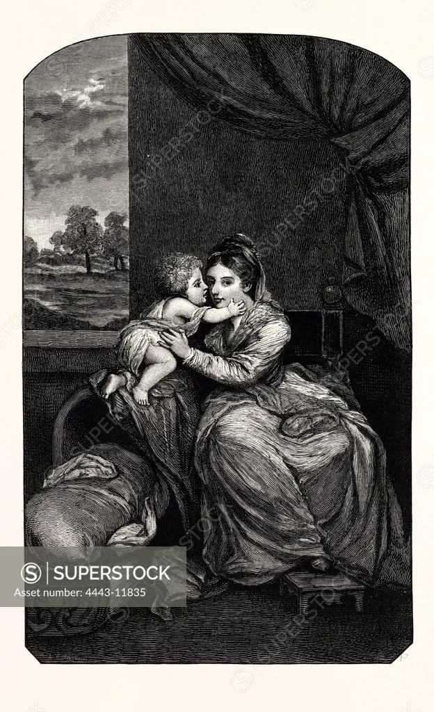Lady Melbourne and Child, by Sir J. Reynolds, P.R.A.