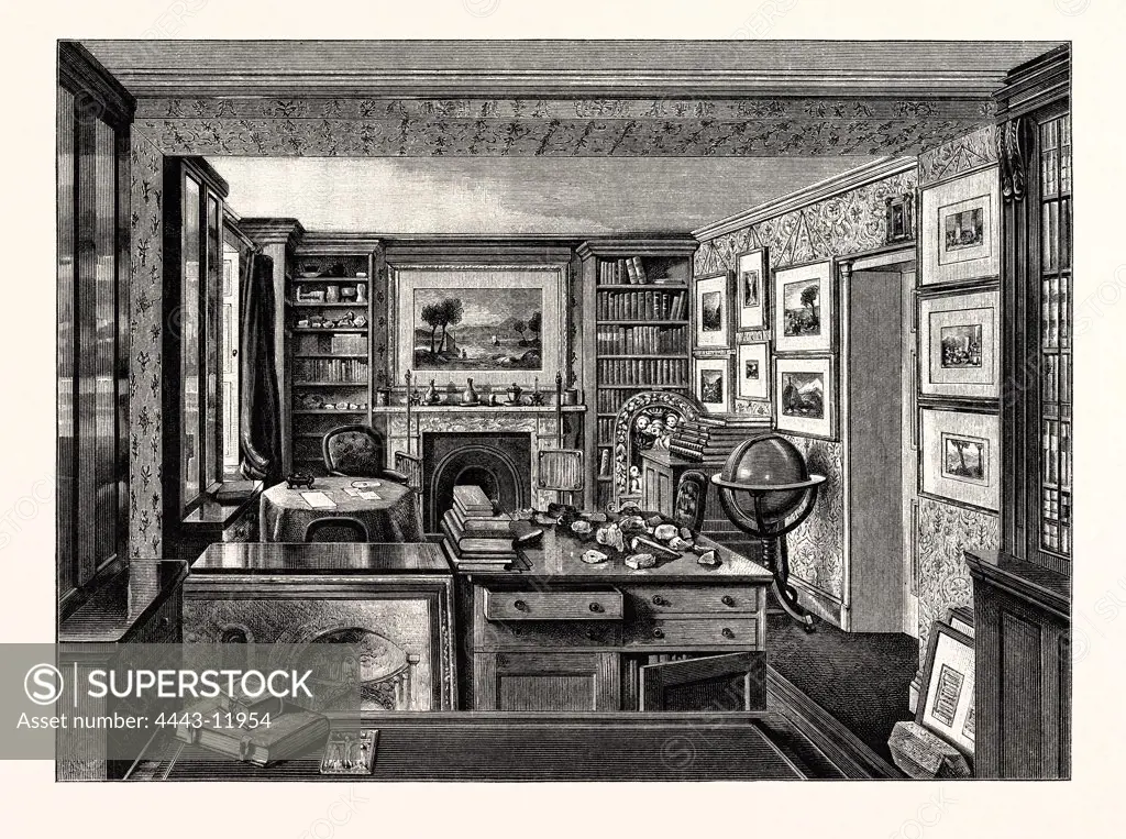 M. Ruskin's Study. After a Drawing by Alexander Macdonald. John Ruskin (8 February 1819 20 January 1900) was the leading English art critic of the Victorian era