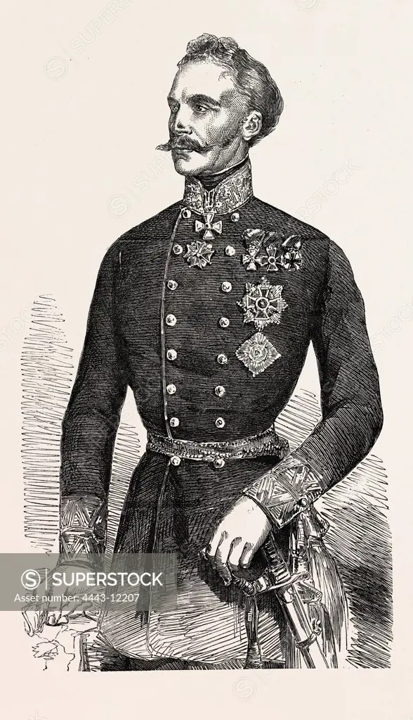 FIELD-MARSHAL BARON VON HESS, GENERALISSIMO OF THE AUSTRIAN ARMY OF THE EAST, 1854